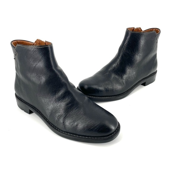 Franco Sarto Women's Mobi Leather Booties Chelsea Boots - Picture 1 of 9